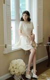  Váy Chất Liệu Chéo Rubi V1260 
