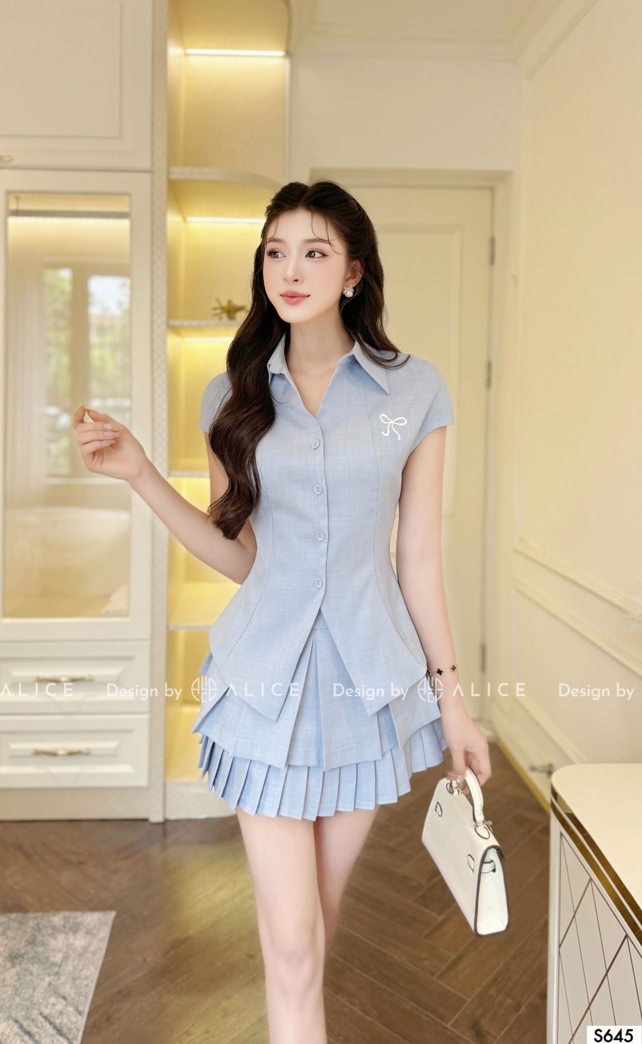  Set Áo Cổ Đức Ngắn Tay S645 