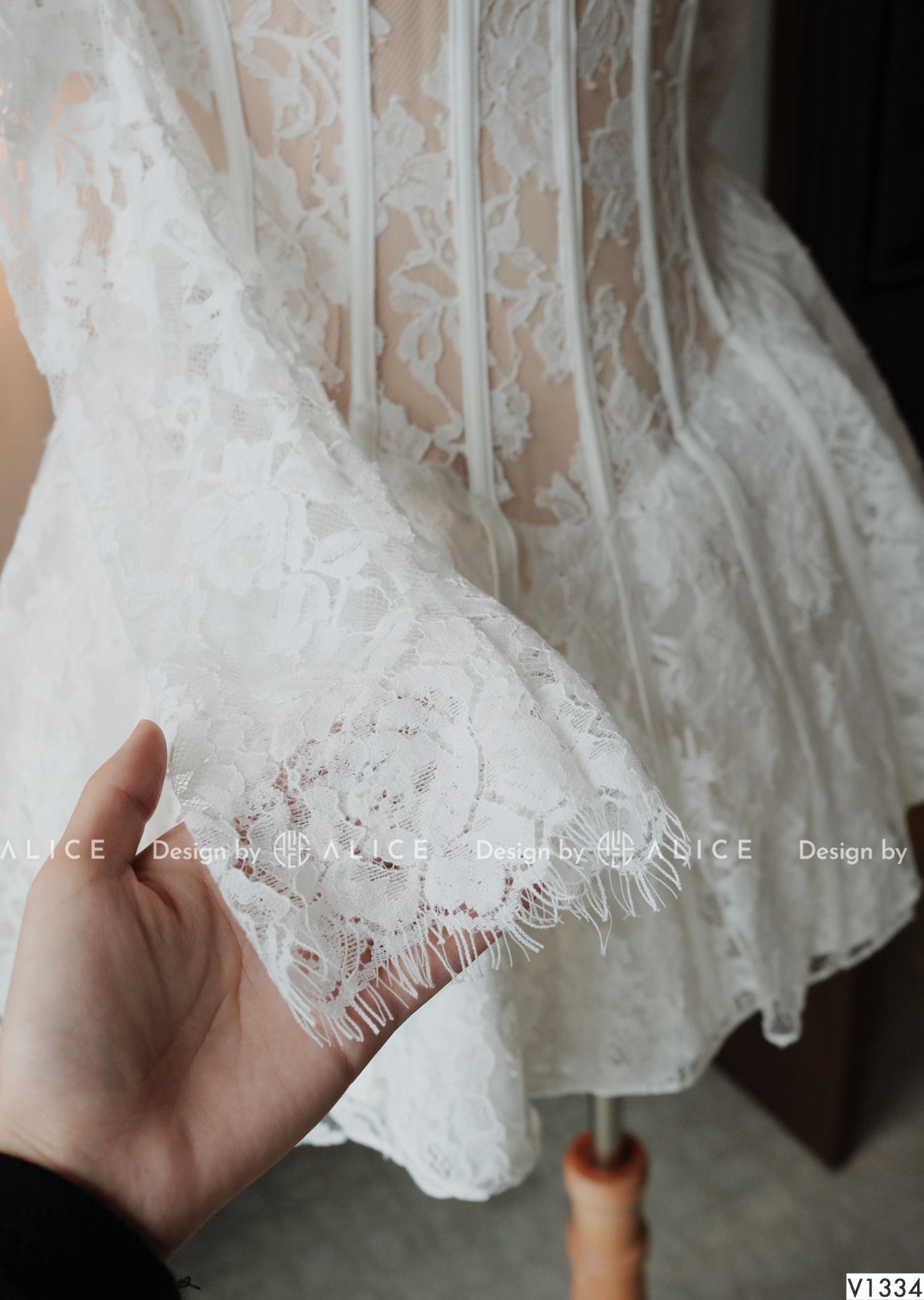  Váy Ren Xòe Tùng 4 Lớp V1334 