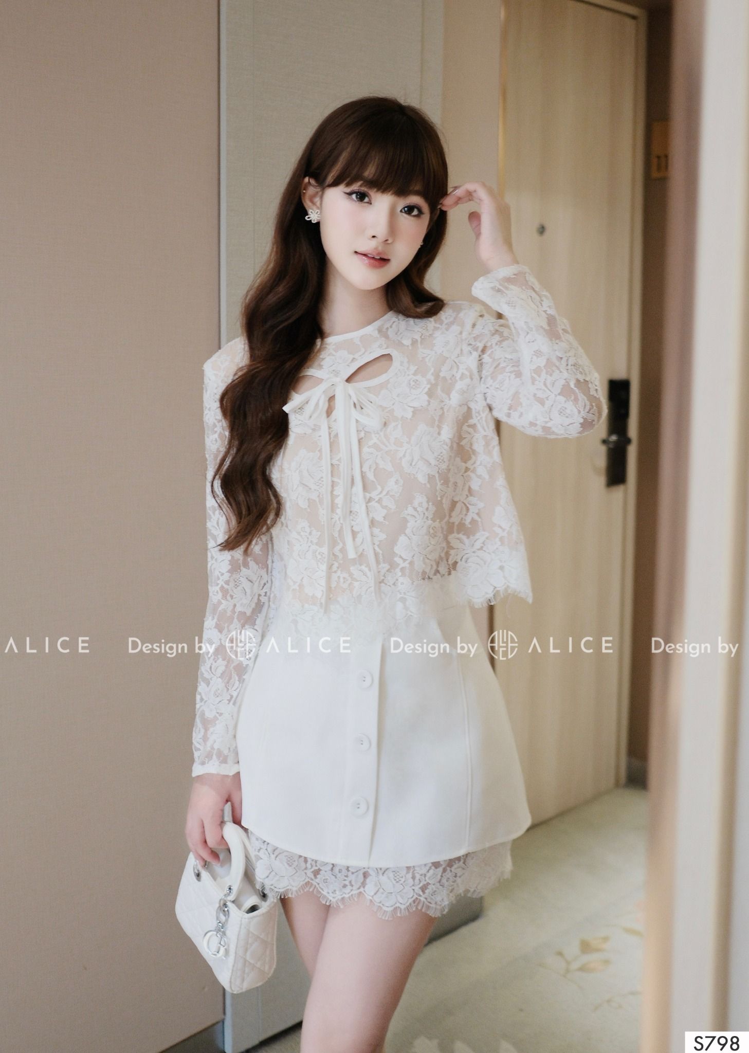  Set Váy Nữ Chất Ren Cao Cấp S798 