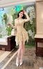 Váy Ren Xếp Ly Sang Chảnh V1326