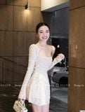 Váy Ren Cotton Co Giãn Nhẹ V1247 