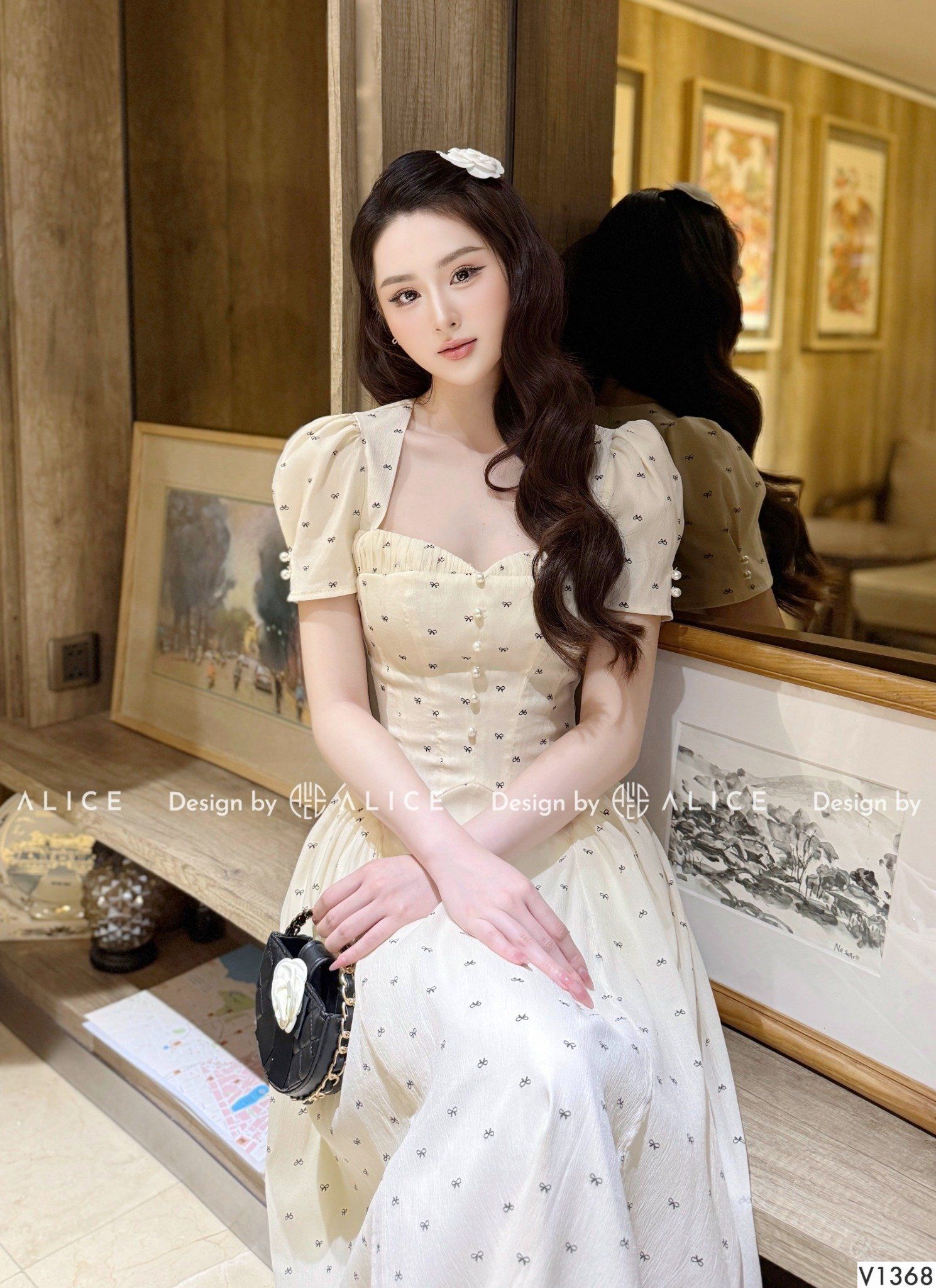  Váy Maxi Chất Tơ Xốp Lót Lụa, Chun Lưng Co Giãn V1368 