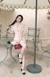  Váy Xếp Ly Thêu Họa Tiết Nổi V1237 
