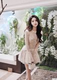  Váy Ren 3 Lớp Cao Cấp Alice V1331 