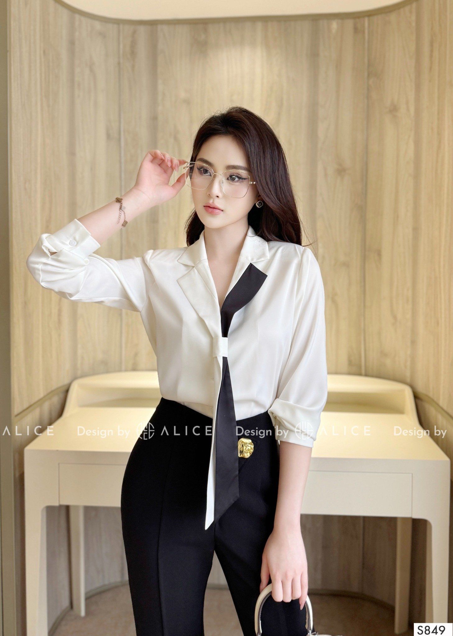  Set Áo Lụa Hàn + Quần Chất Mango S849 