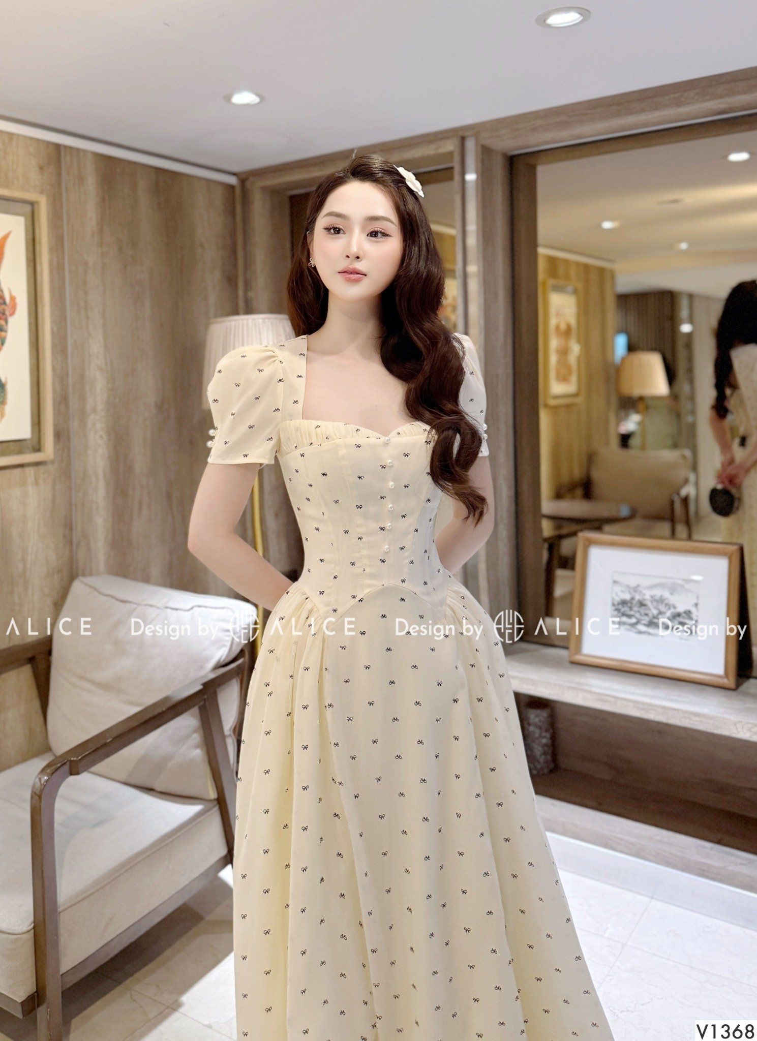  Váy Maxi Chất Tơ Xốp Lót Lụa, Chun Lưng Co Giãn V1368 