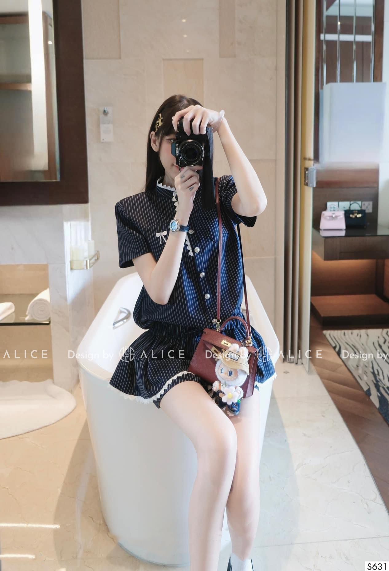 Jumsuit Tuytsi Kẻ Sọc S631 