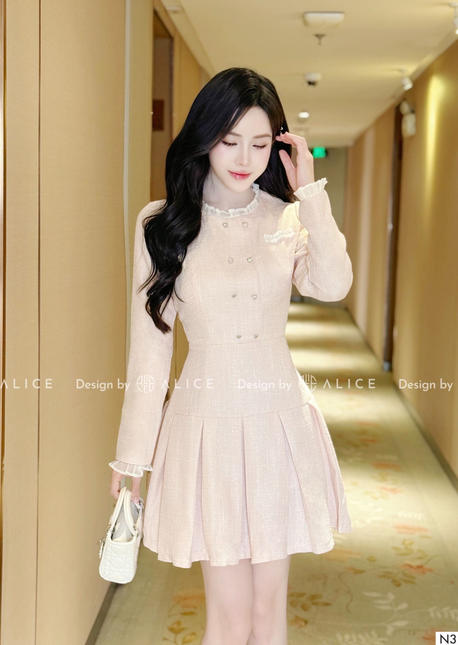  Váy Đầm Dạ Tweet Cao Cấp N3 