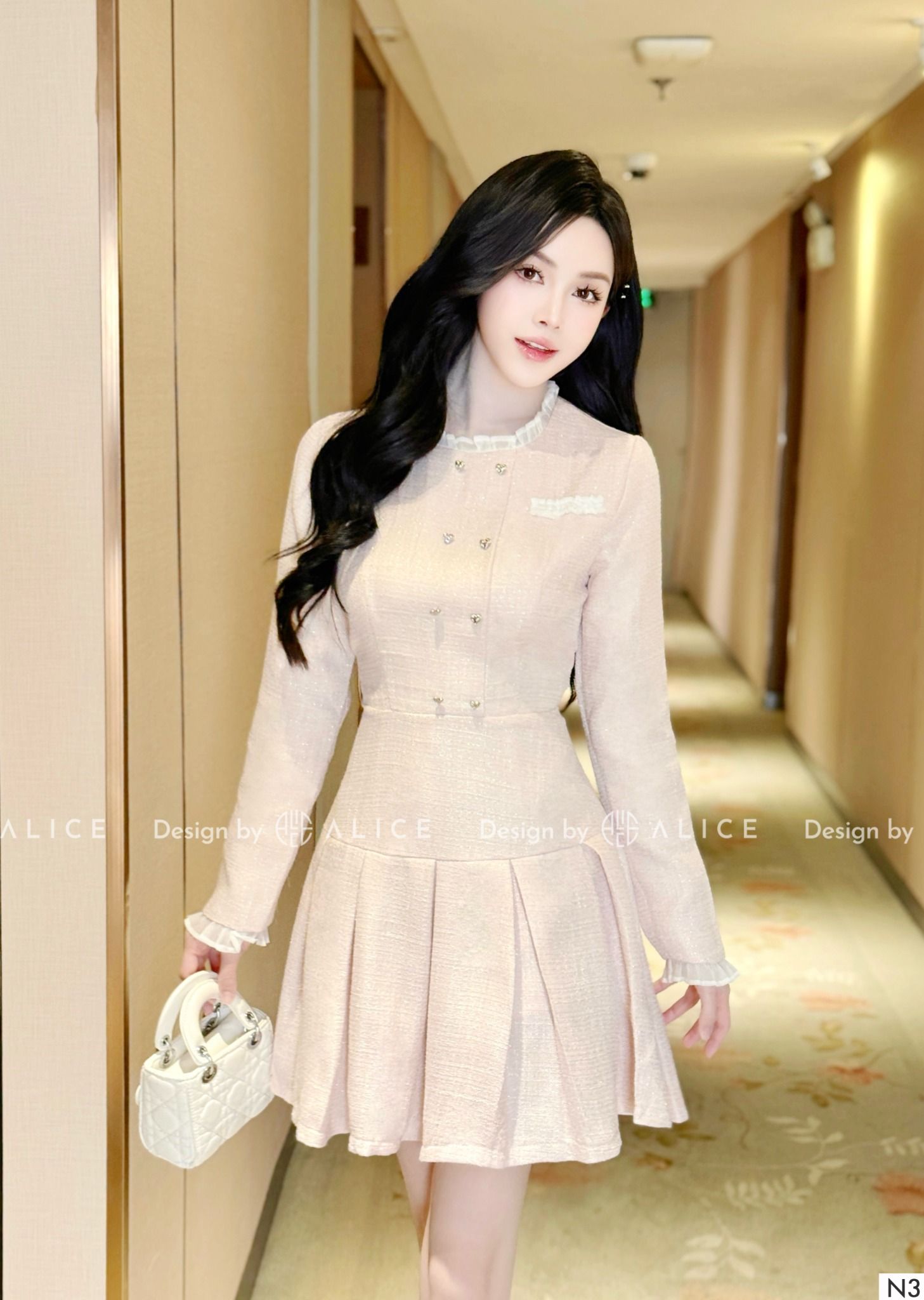  Váy Đầm Dạ Tweet Cao Cấp N3 