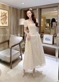  Váy Maxi Chất Tơ Xốp Lót Lụa, Chun Lưng Co Giãn V1368 