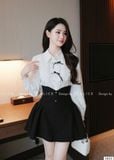  Set Váy Tiểu Thư Chất Tơ Tằm Hàn S820 