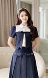  Set Áo Chân Váy Chất Chéo Rubi Cao Cấp S869 