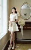  Váy Chất Liệu Chéo Rubi V1260 