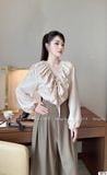  Set Áo Chất Thô Quần Chất Xước Nhật S874 