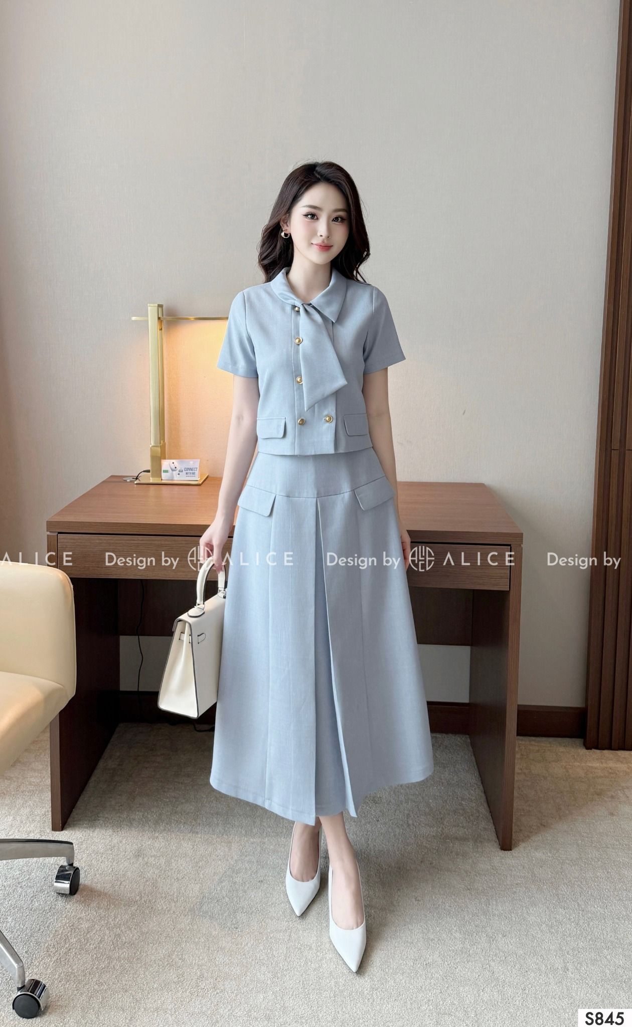  Set Váy Áo Chất Tuytsi S845 