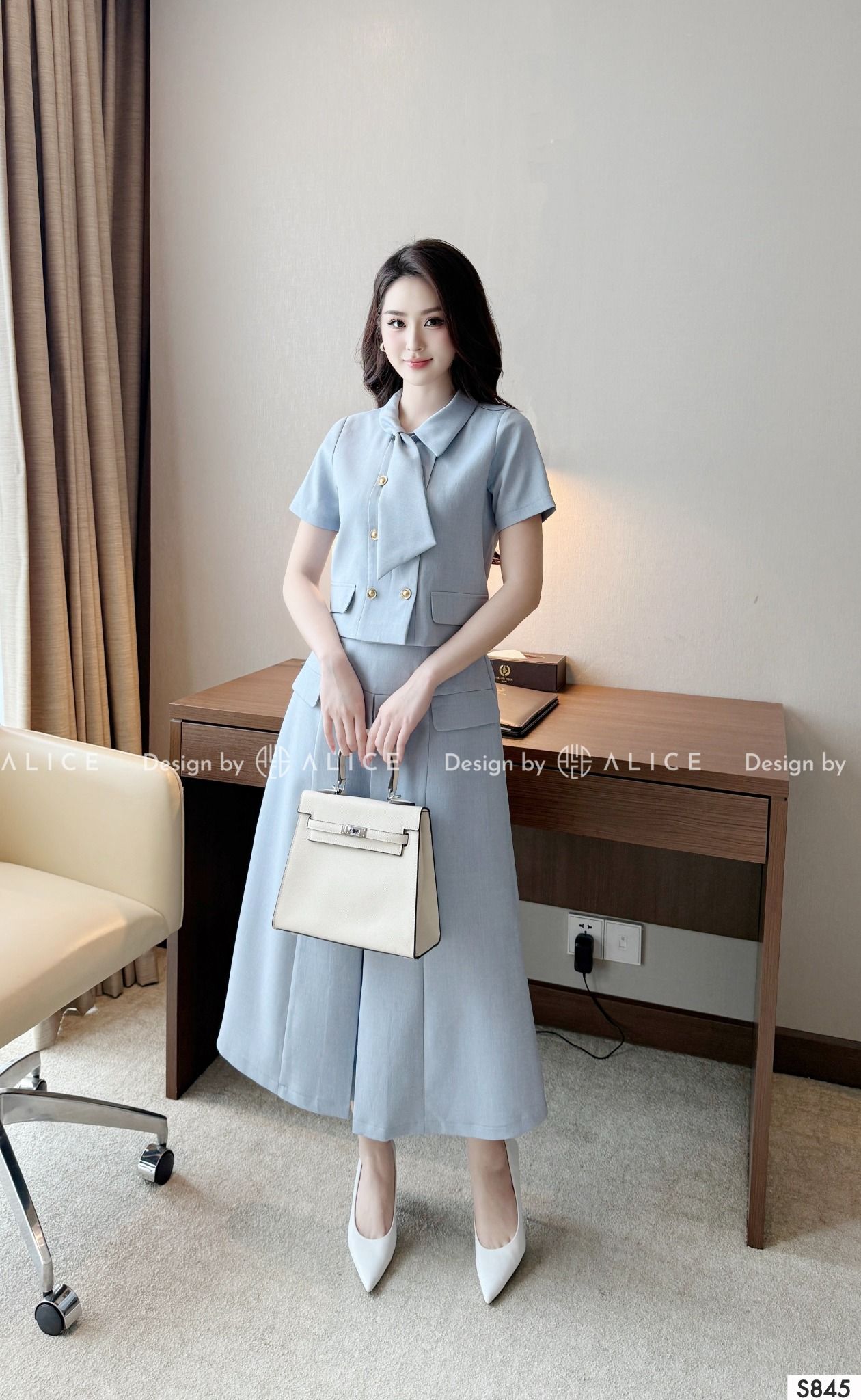  Set Váy Áo Chất Tuytsi S845 