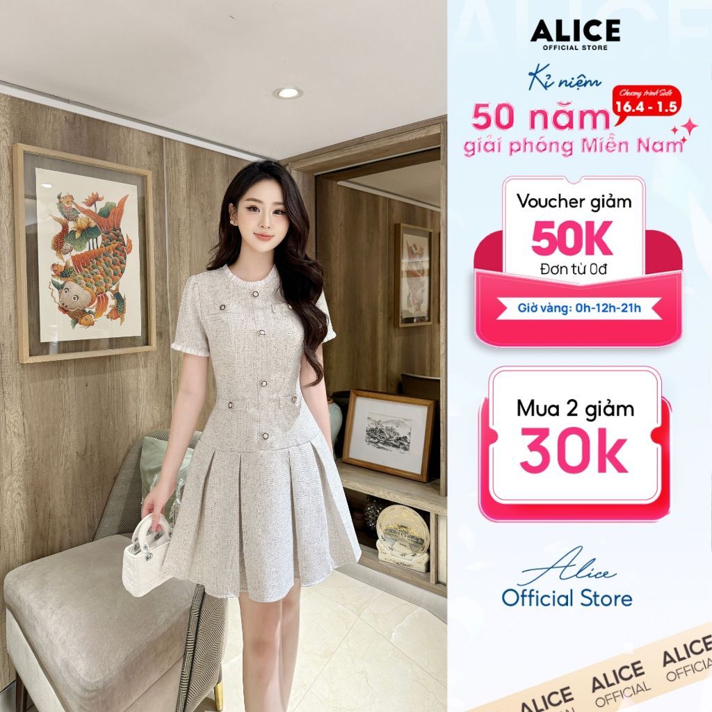  Váy Nữ Chất Dạ Ép Mùng JL08 