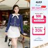 Set Váy Áo Chất Gold Nhật Ép Mùng S814
