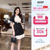 Váy Tiểu Thư Chéo Rubi Lót Lụa V1301
