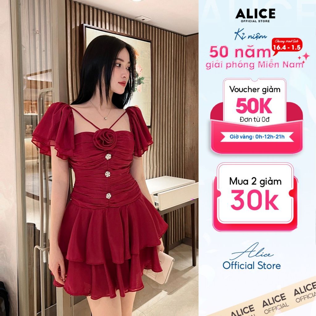  Váy Chất Liệu Tơ Óng Mềm Mại V997 