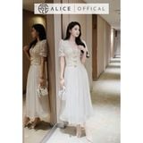 Váy Dự Tiệc Ren Cao Cấp V1318 