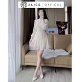  Váy Voan Tiểu Thư Cổ Tàu V784 