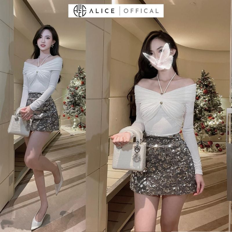  Set Váy Áo Chất Thun Nhuyễn S498 