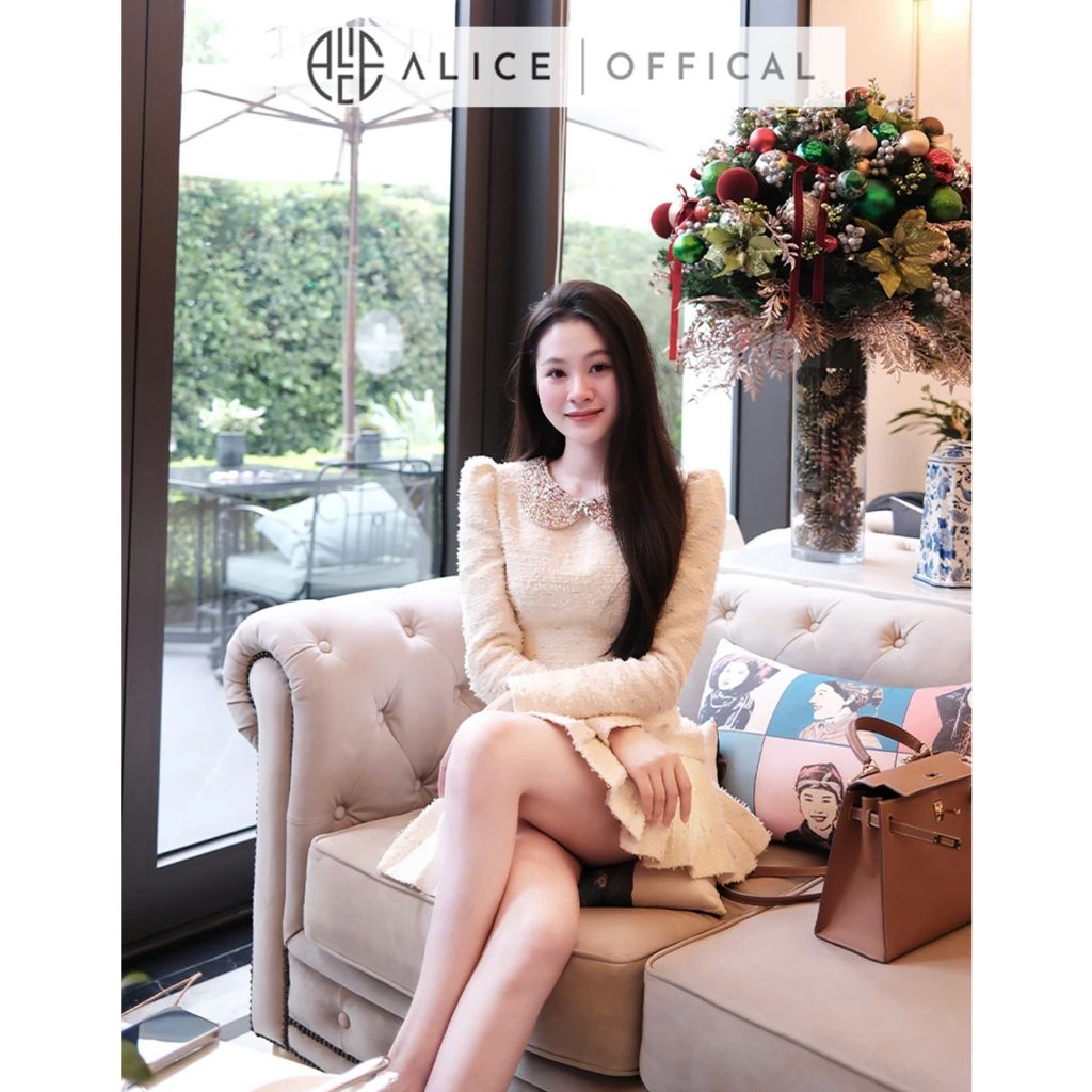  Váy Dạ Tweet Cao Cấp V1292 