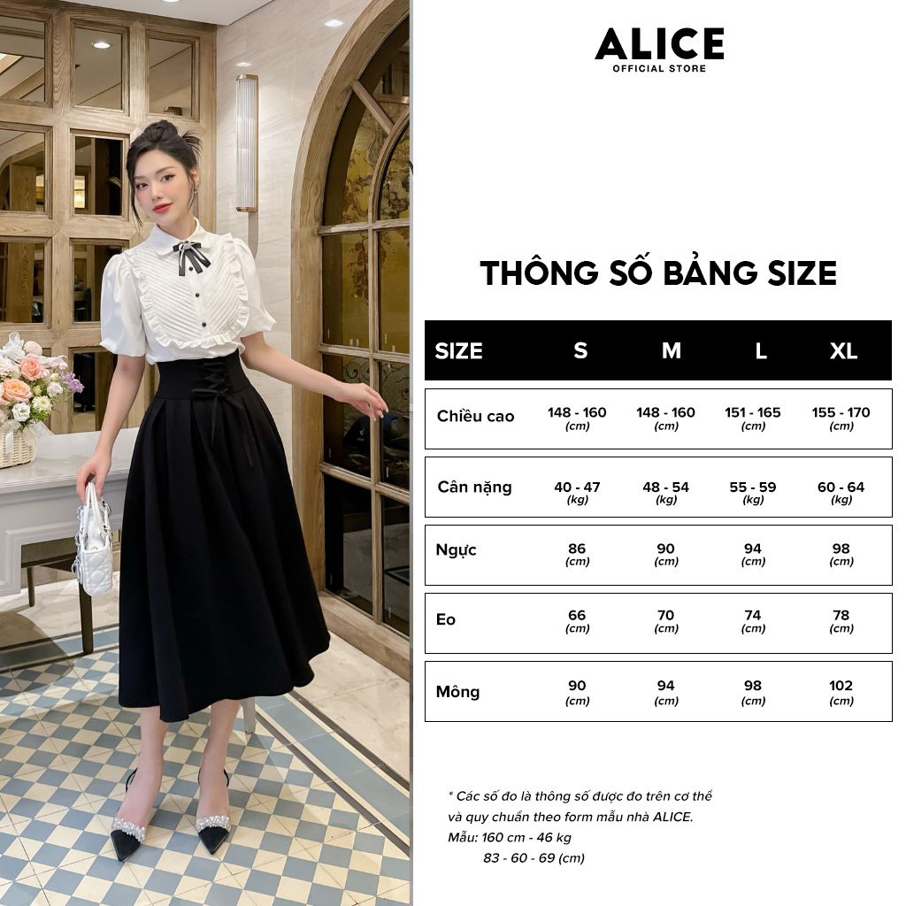  Set Áo Sơ Mi Chân Váy Dài S296 