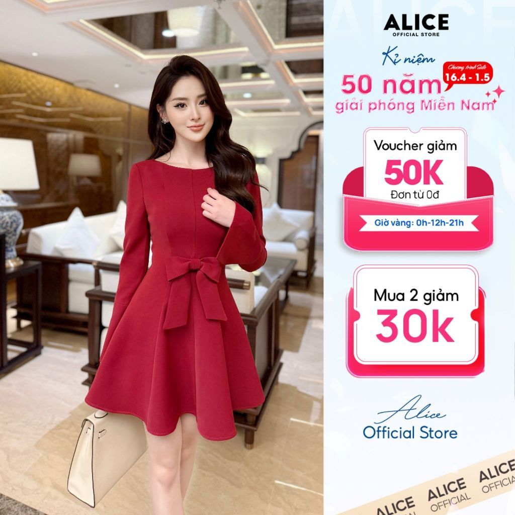  Váy Nữ Cao Cấp Chất Chéo Hàn V1302 