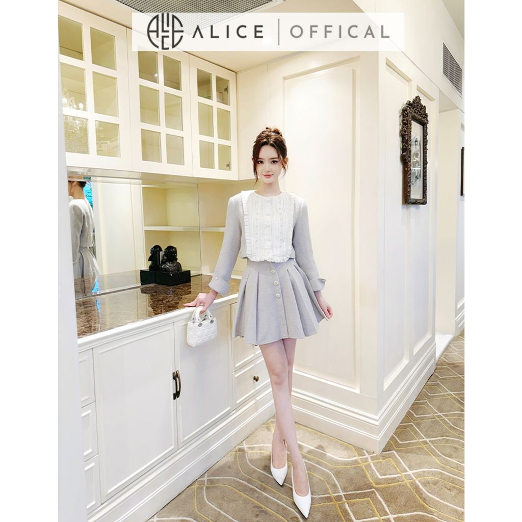  Set Váy Dạ Tweet Cao Cấp S769 