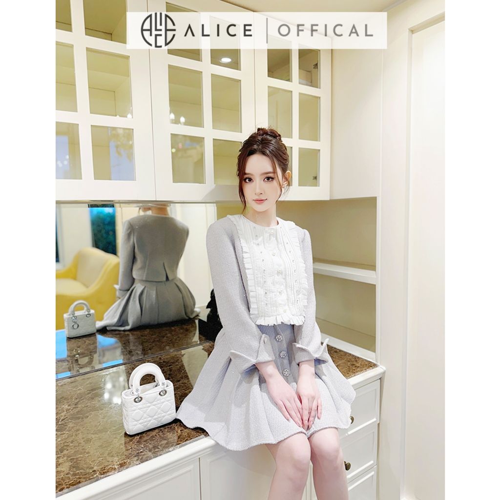  Set Váy Dạ Tweet Cao Cấp S769 