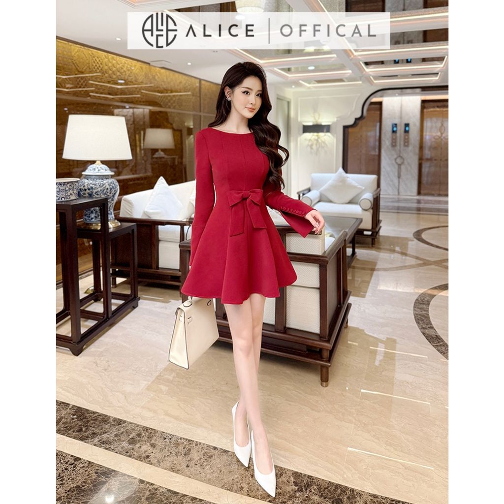  Váy Nữ Cao Cấp Chất Chéo Hàn V1302 