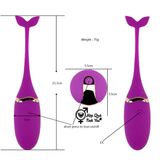  Trứng rung đuôi cá heo điều khiển từ xa không dây cực mạnh 
