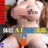  Búp bê tình dục bán thân âm đạo co bóp kẹp hút sưởi ấm 