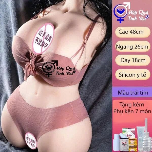  Búp bê tình dục bán thân silicon sưởi ấm thông minh 