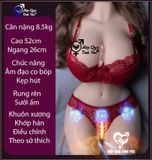  Búp bê tình dục silicon âm đạo co bóp kẹp hút nhiệt 8,5kg 