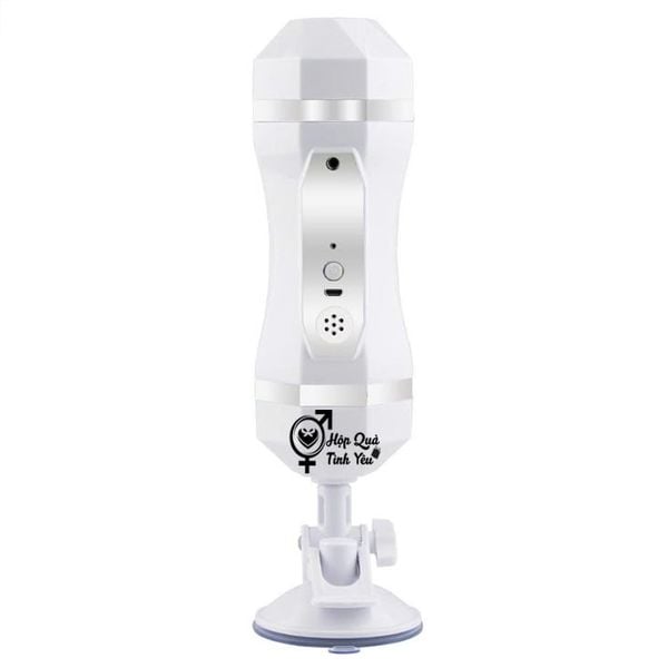  Cốc âm đạo giả Snail có đế hít tường rung rên co bóp 