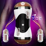  Cốc thủ dâm rung rên bú mút 2 đầu âm đạo và miệng cho nam 