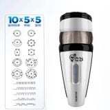  Máy bú mút dương vật tự động rung xoay thụt 10 chế độ 