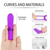  Máy rung 10 tần số đeo ngón tay cao cấp dùng sạc chính hãng 