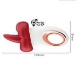  Máy rung lưỡi liếm hoa hồng kích thích điểm G cho nữ 