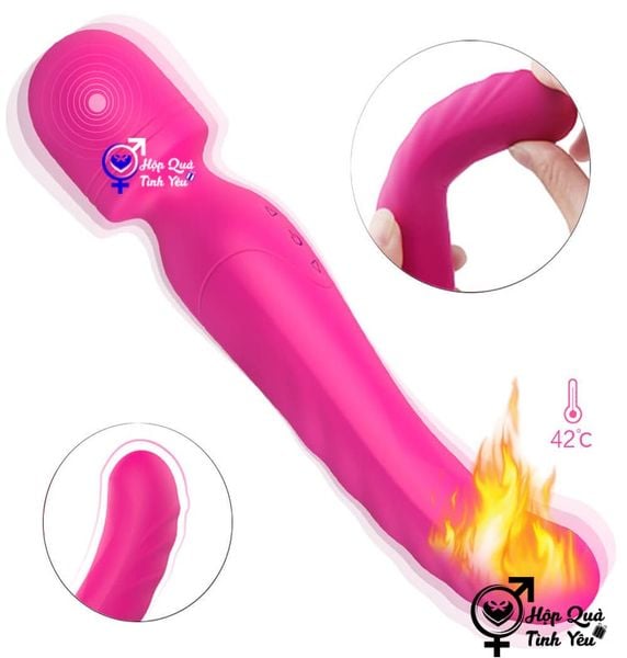  Sextoy cao cấp 2 đầu tự động rung ngoáy tỏa nhiệt 