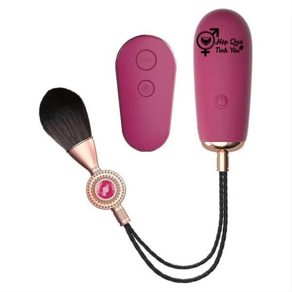  Trứng rung 1 đầu mini có nhiệt điều khiển từ xa cực mạnh 