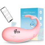  Trứng Rung Cá Voi Điều Khiển Từ Xa Có Nhiệt 10 Chế Độ Rung 