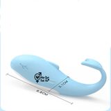  Trứng Rung Cá Voi Điều Khiển Từ Xa Có Nhiệt 10 Chế Độ Rung 