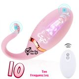  Trứng rung cá voi đuôi rung điểm G điều khiển từ xa 10 chế độ 