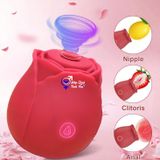  Trứng rung hoa hồng 1 đầu hút điểm G 10 chế độ cao cấp 