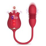  Trứng rung hoa hồng 2 đầu lưỡi liếm âm đạo 7 chế độ 